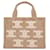 Céline Small Cabas in tessuto con Triomphe all-over Marrone