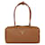 Prada Medium Lederhandtasche mit oberem Griff Braun