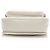 Borsa a tracolla media Niki in pelle di vitello grana grossa con monogramma Saint Laurent Bianco - vista 4