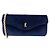 Borsa a tracolla in velluto Roberta Di Camerino Velvet Blu