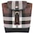 Burberry Zaino Micro Check da donna Marrone