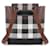 Burberry Zaino Micro Check da donna Marrone - vista 4