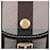 Burberry Zaino Micro Check da donna Marrone - vista 8