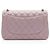 Gabrielle Borsa Chanel Classic Jumbo Double Flap in pelle di agnello Porpora - vista 3
