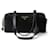 Prada Borsa Medium in Nylon e Pelle con Lucchetto Nero - vista 2