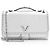Borsa Louis Vuitton Metallic Leather Braided Very Chain Bag Argento Metallico