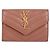 Saint Laurent Cassandra Geldbörse Rosa Lammfell Pink