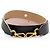 Tracolla in pelle borchiata Fendi Studded Leather Strap You Nero