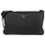 Prada Borsa a tracolla in pelle morbida Nero - vista 2