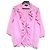 Autre Marque Cárdigan de algodón 18G Drawer Rosa