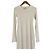 Autre Marque COTTON CITIZEN Rippstrick-Kleid Beige Roh - Ansicht 3