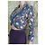 Chaqueta corta de punto estampada Saint Laurent Rive Gauche Blanco Azul Multicolor - vista 4