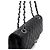 Chanel Borsa a tracolla media in pelle caviar nera classica con catena argentata Nero - vista 10