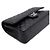 Chanel Borsa a tracolla media in pelle caviar nera classica con catena argentata Nero - vista 9