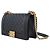 Chanel Borsa Boy Flap in pelle Caviar Gold Medium Nero - vista 2