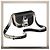 Dior Borsa Messenger Saddle Mini Flap in vitello grana nera - vista 3