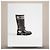 Dior Botas D-Major Black White Cannage Tweed, Pele de Bezerro Preta - vista 2
