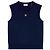 Céline Top de lã fina azul escuro