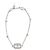 Valentino Bracciale Signature Logo Argento