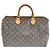 Louis Vuitton Borsa Tote Monogram Speedy Marrone