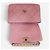 Chanel Borsa a tracolla media in pelle d'agnello Rosa - vista 6