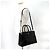Prada Borsa Tote Saffiano Lux Borsa a Tracolla Nera Nero - vista 21