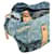 Louis Vuitton Denim Monogram Bowler Multicolor  - vista 9