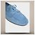 Céline Mocassins à lacets Adam en veau daim Dusty Blue - vue 5