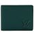 Louis Vuitton Green Leather Aerogram Men's Multiple Wallet - view 2