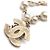 Bracciale Chanel di perle bianco - vista 5
