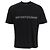 Armani T-Shirt mit besticktem Logo Schwarz