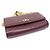 Salvatore Ferragamo Mini Borsa a Tracolla con Catena Gancini in Pelle di Vitello Martellata Wine Rosso - vista 5