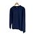 Kiton Klassisches Logo-Sweatshirt für Herren Navy Blau