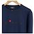 Kiton Klassisches Logo-Sweatshirt für Herren Navy Blau - Ansicht 7