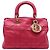 Dior Borsa a tracolla Boston Granville in nappa Cannage rosa