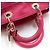 Dior Borsa a tracolla Boston Granville in nappa Cannage rosa - vista 7