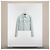 Dior Crop Jacket Light Blue Oblique Washed Cotton Denim - Ansicht 3
