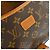 Louis Vuitton Saumur Monogram 35 Marrone - vista 4