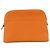 Hermès Borsa a mano Hermes Bolide MM Pouch Rosso Arancione