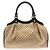 Borsa a mano Gucci in tela beige - vista 2