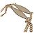 Borsa a tracolla Gucci Metallic Beige and Gold D'oro - vista 5
