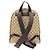 Zaino Gucci 449906 KY9NN Marrone Beige - vista 2