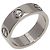 Anello Cartier Love Band in oro bianco 18K - vista 2