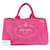 Borsa Tote Prada Canapa Triomphe Rosa