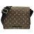 Borsa a tracolla Louis Vuitton Monogram Macassar District PM Marrone