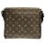 Borsa a tracolla Louis Vuitton Monogram Macassar District PM Marrone - vista 2