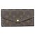 Louis Vuitton Monogram Portefeuille Sarah M62234 Wallet Marrone