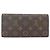 Louis Vuitton Monogram Portefeuille Emilie Wallet Marrone - vista 2