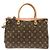 Borsa Louis Vuitton Monogram Pallas Marrone