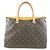 Borsa Louis Vuitton Monogram Pallas Marrone - vista 2
